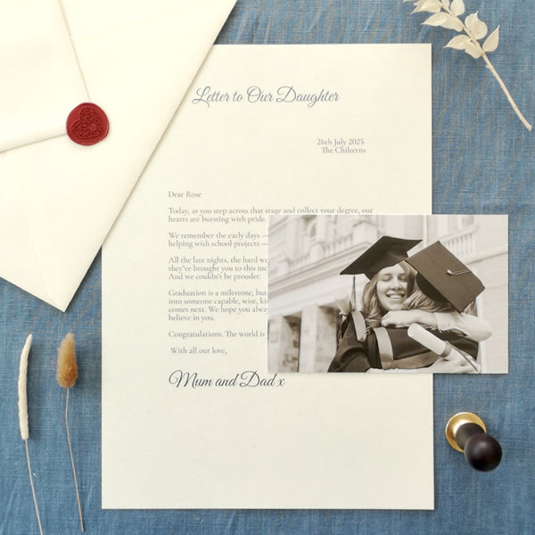 A Letter To Our Son/Daughter On Their Graduation