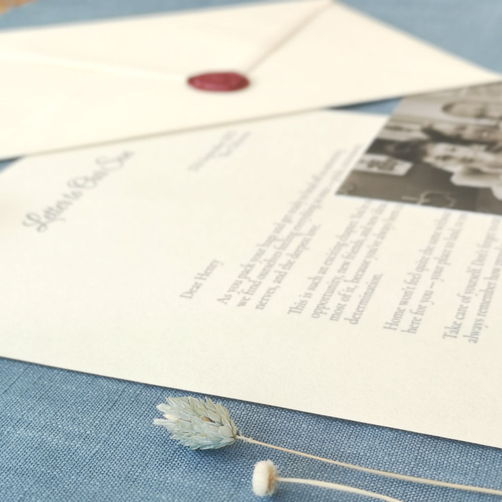 A Letter To Our Son/Daughter When They Leave For University