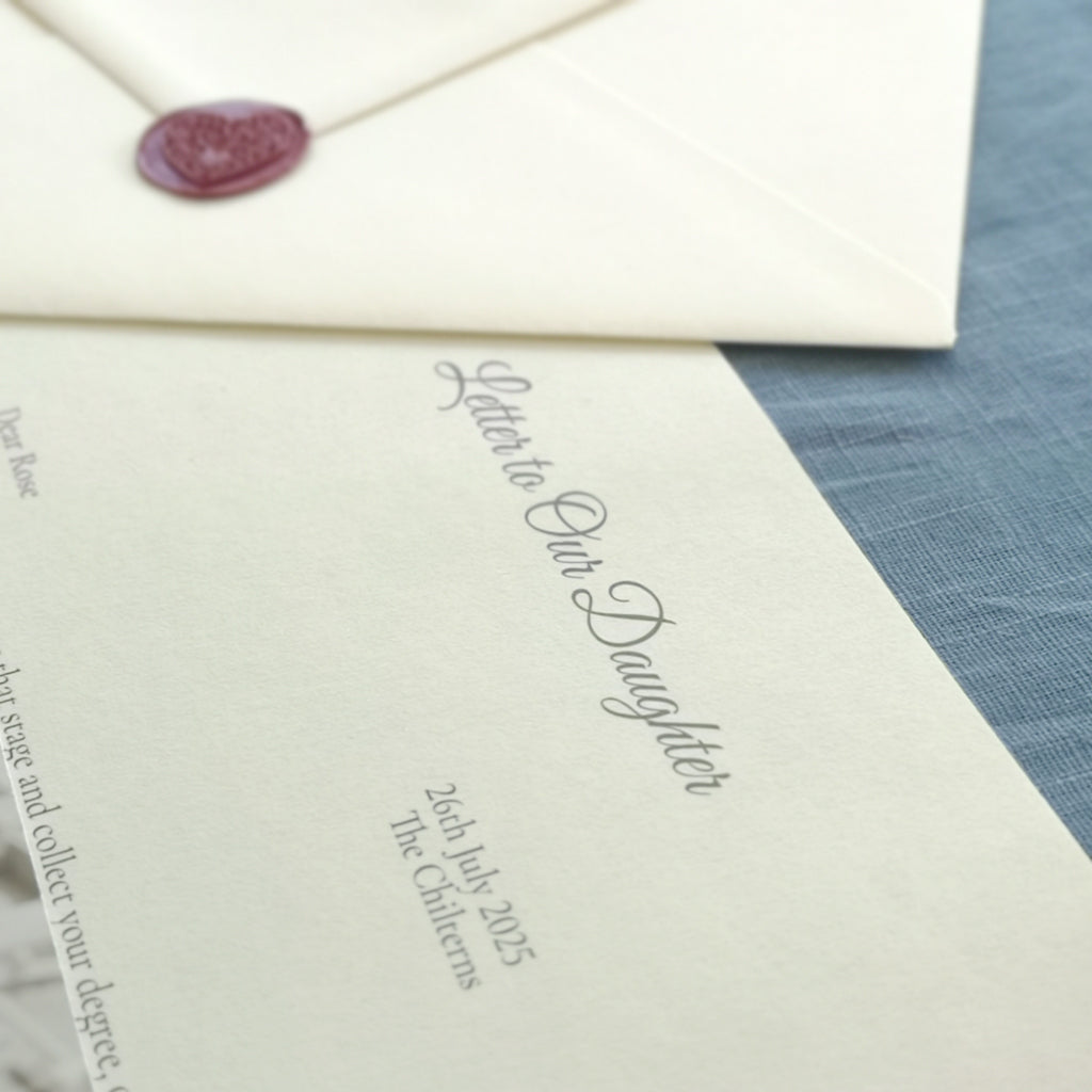 A Letter To Our Son/Daughter On Their Graduation