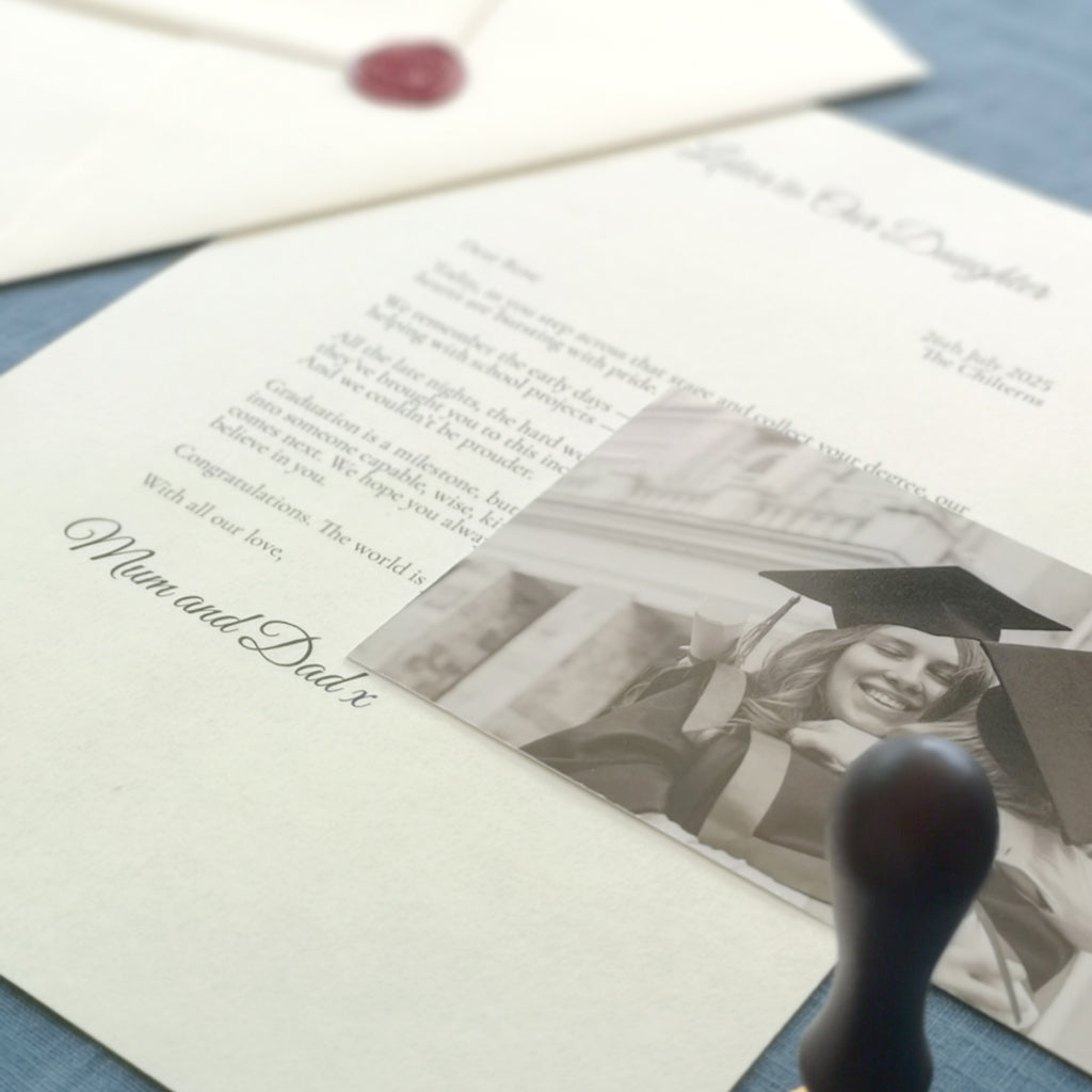 A Letter To Our Son/Daughter On Their Graduation