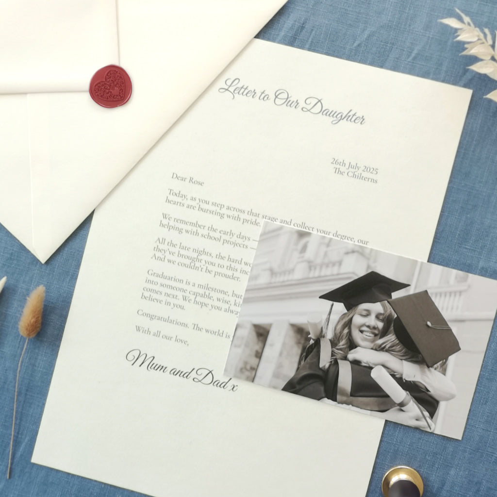 A Letter To Our Son/Daughter On Their Graduation