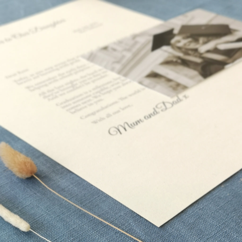 A Letter To Our Son/Daughter On Their Graduation