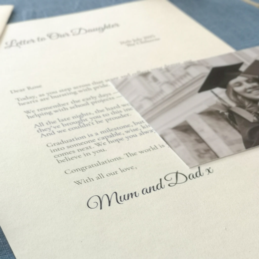 A Letter To Our Son/Daughter On Their Graduation