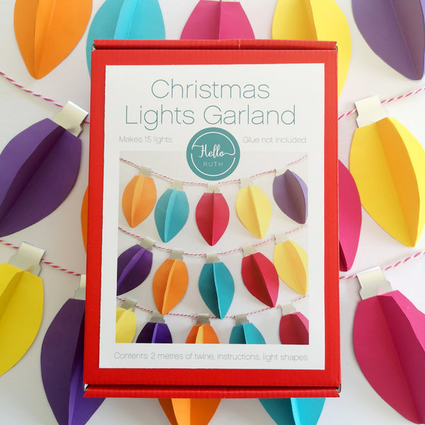 Christmas Lights Garland Craft Kit