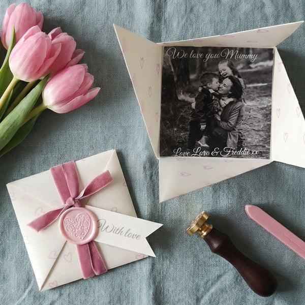 Personalised Mother's Day Vellum Photo Keepsake