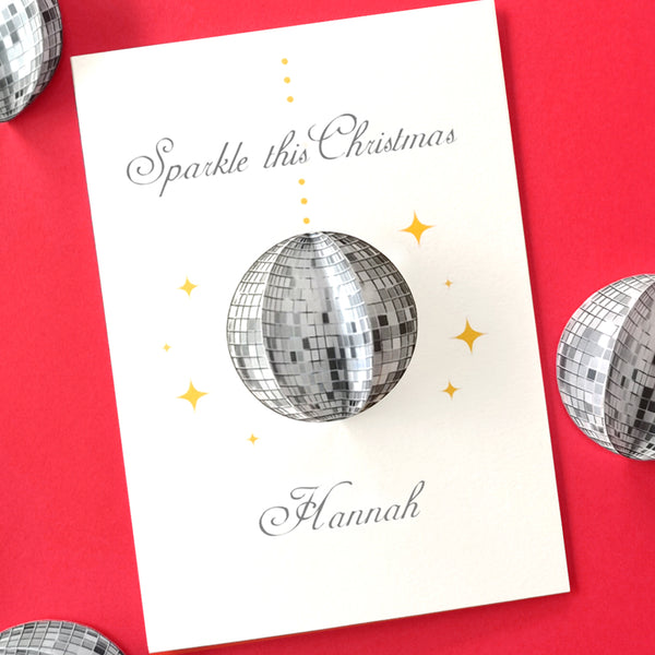 Personalised Strictly Come Dancing Style Christmas Card