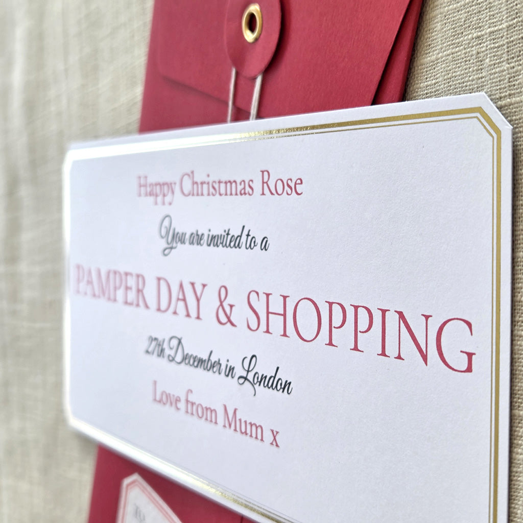 Personalised Christmas Gift Voucher For A Teenage Girl