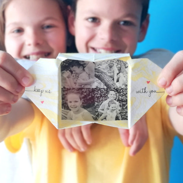 Personalised Origami "Keep Us With You" Keepsake