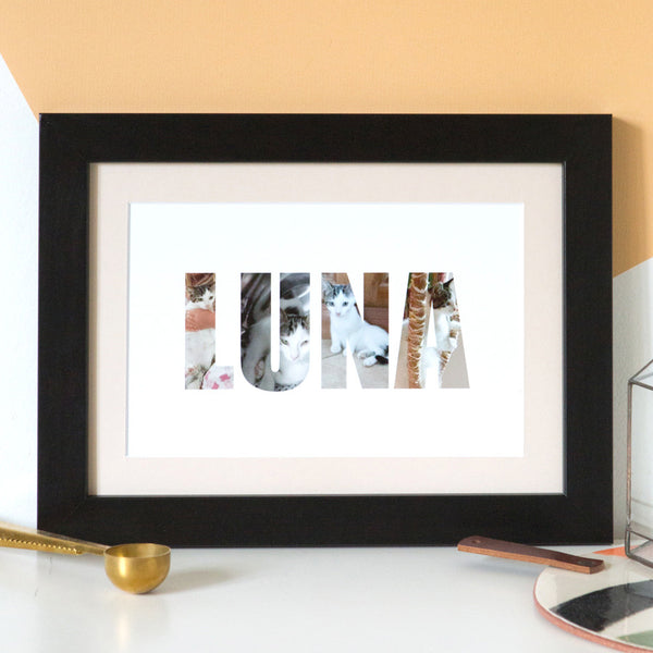 Personalised Pet Photo Gift Print
