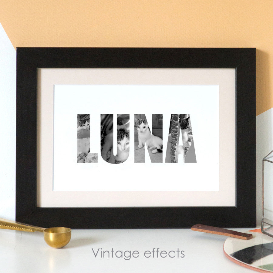 Personalised Pet Photo Gift Print