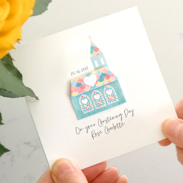 Personalised Christening card