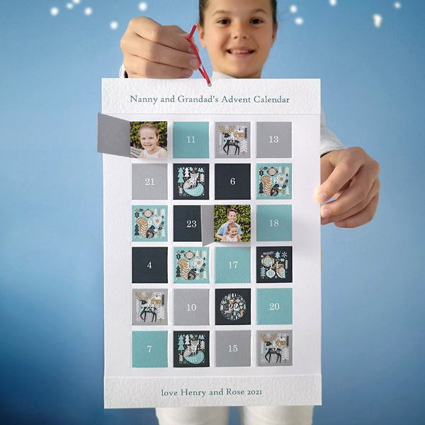 Personalised Photo Scandi Advent Calendar