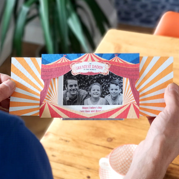 Personalised The Greatest Daddy Father's Day 3D Card